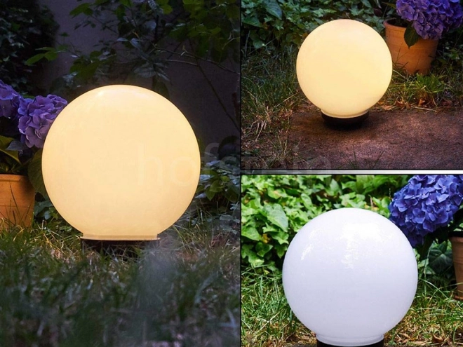 Solarne vrtne RGB loptaste lampe