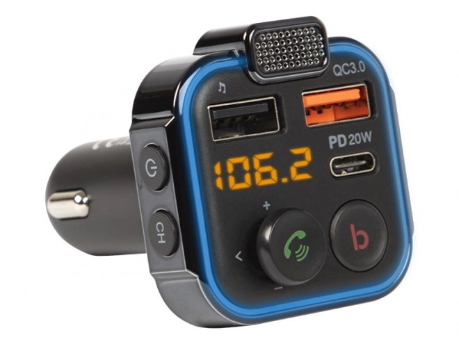 FM Transmiter Bluetooth 5.1 s brzim punjenjem QC 3.0