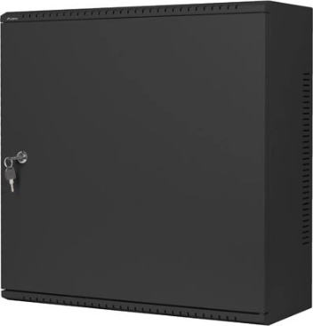 Zidni niskoprofilni 19" rack ormar 6U + 3U, 540 × 200 mm, crna