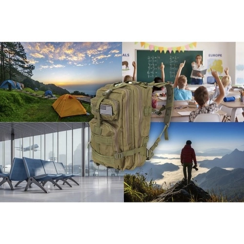Zeleni turistički ruksak za vanjske aktivnosti