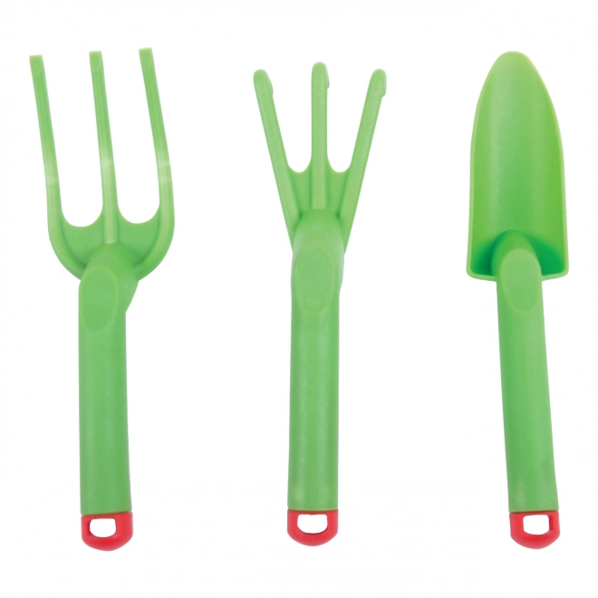 Vrtni set alata plastični zeleni