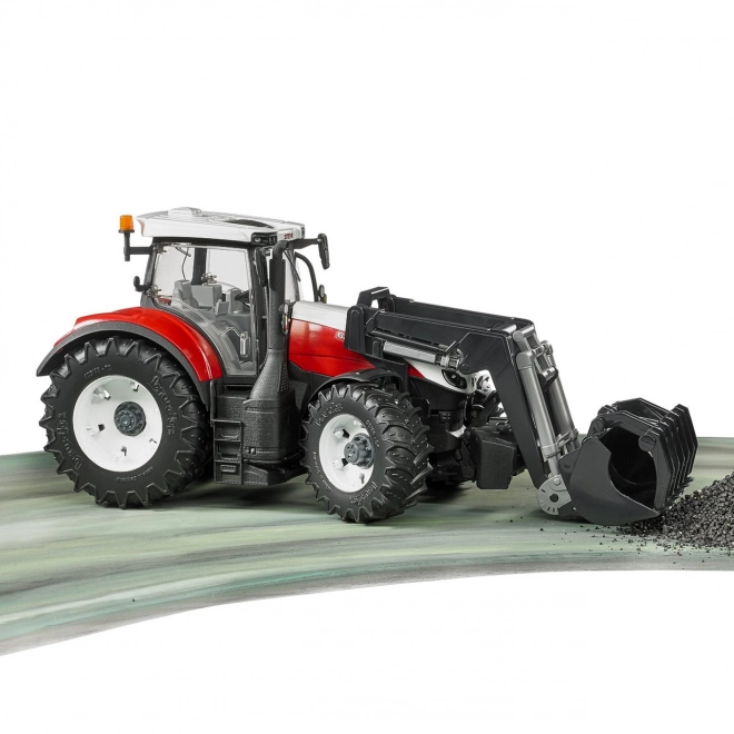 Bruder traktor Steyr Terrus CVT s prednjim utovarivačem