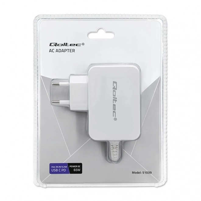 Mrežni adapter USB-C 65 W Power Delivery Bijeli