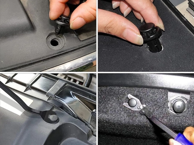 Set tapetarskih štipaljki za auto