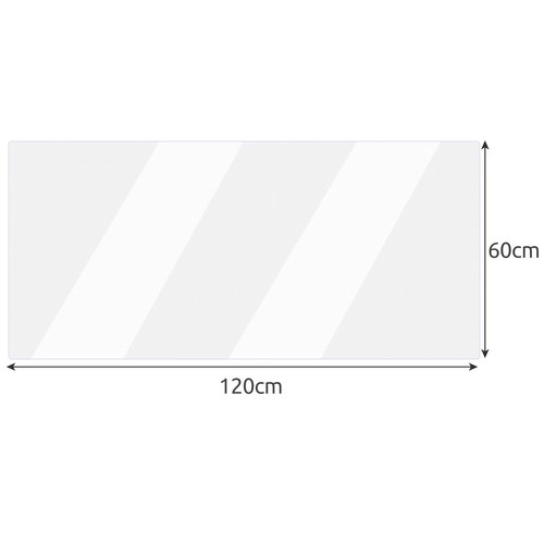 Prozirna zaštitna podloga za stol 120x60 cm