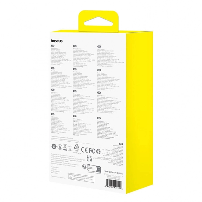 Baseus Airpow 20000mAh 20W powerbank (ljubičasta)