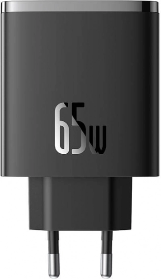 Mrežni punjač Baseus OS-Cube Pro 65 W, 2× USB‑C + USB‑A, crni