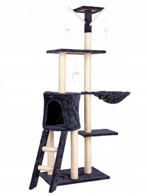 Grebalica za mačke 138cm XL Siva
