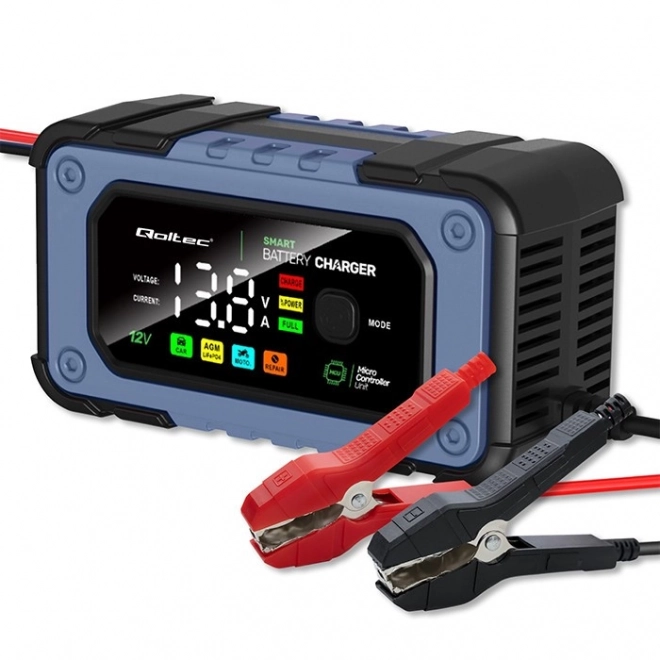 Inteligentni punjač baterija Qoltec s funkcijom popravka 12V 7A LED 4 načina