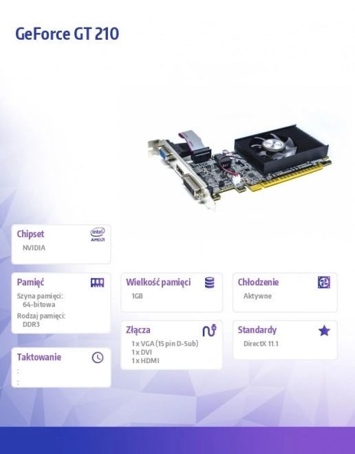 Grafička kartica GeForce GT 210 1GB DDR3