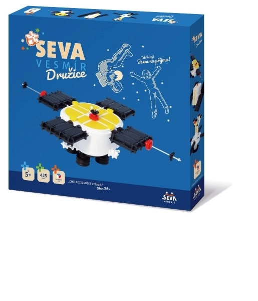 Građevinski set SEVA SVEMIR Satelit plastika 425 kom u kutiji 35x33x5cm