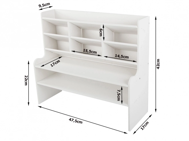 Stolni organizator s policama