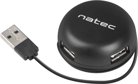 USB hub Natec Bumblebee 4 porta crni