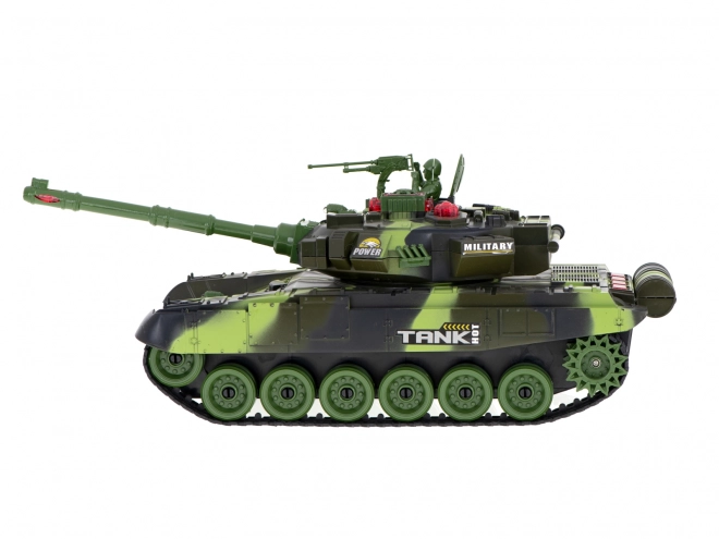 RC tenk na daljinsko upravljanje 2,4 GHz šumska kamuflaža