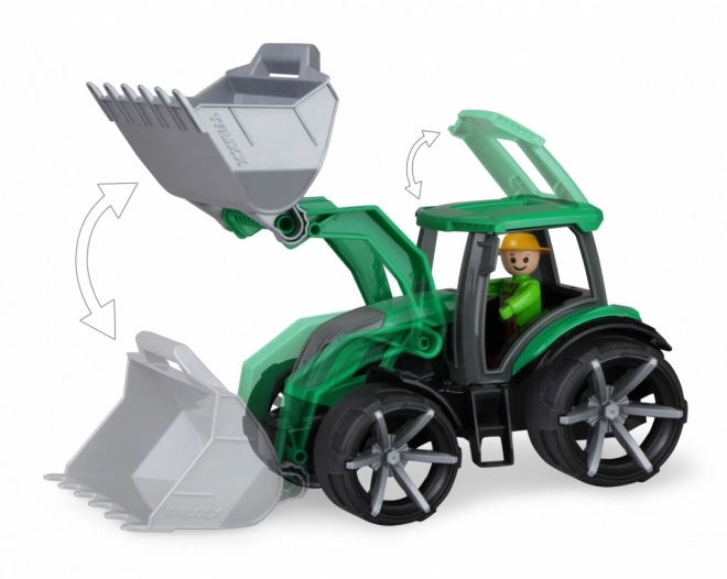 Auto Truxx 2 traktor s lopatom plast 32cm s figuricom 24m+