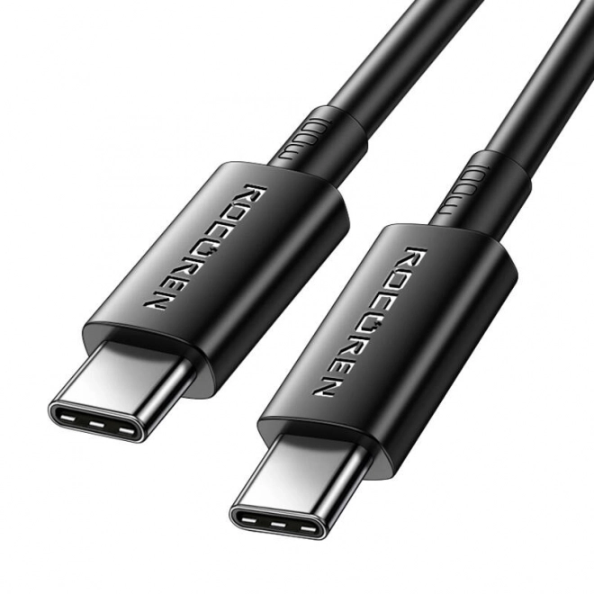 Brzi USB-C na USB-C kabel za punjenje 100W, 1 m crni