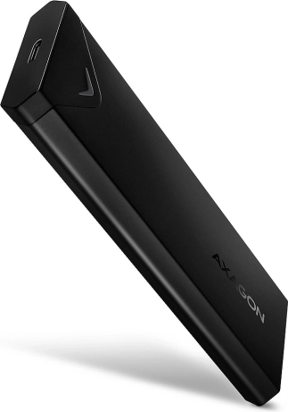 Vanjsko kućište AXAGON za SSD M.2 NVMe, USB‑C 3.2 Gen 2, crno