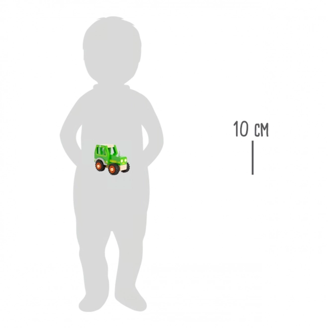 Drveni traktor Small Foot zeleni