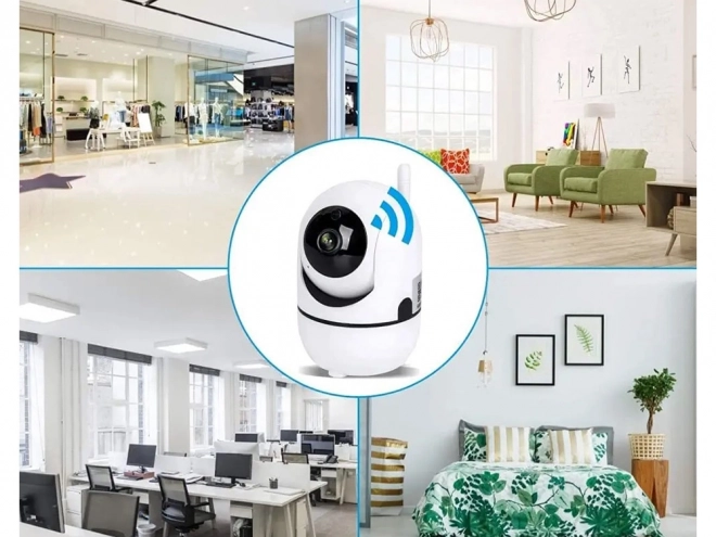 IP kamera za unutarnju upotrebu s Wi-Fi i rotirajućom glavom
