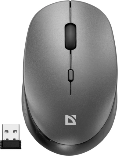 Bežični tihi miš Defender Auris MB-027 – Siva