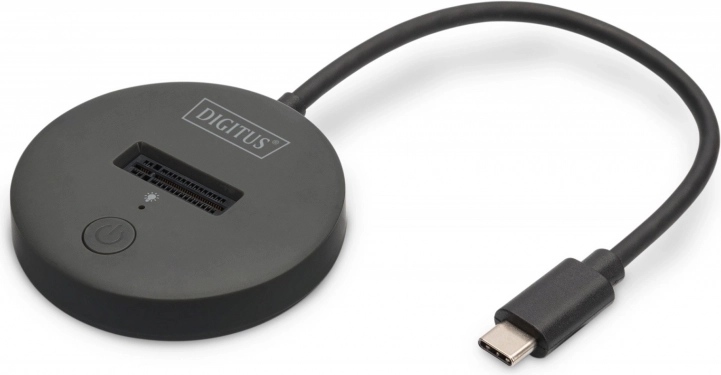 Priključna stanica za SSD M.2 NVMe/SATA s USB‑C 3.2 Gen2 10 Gbps, crna