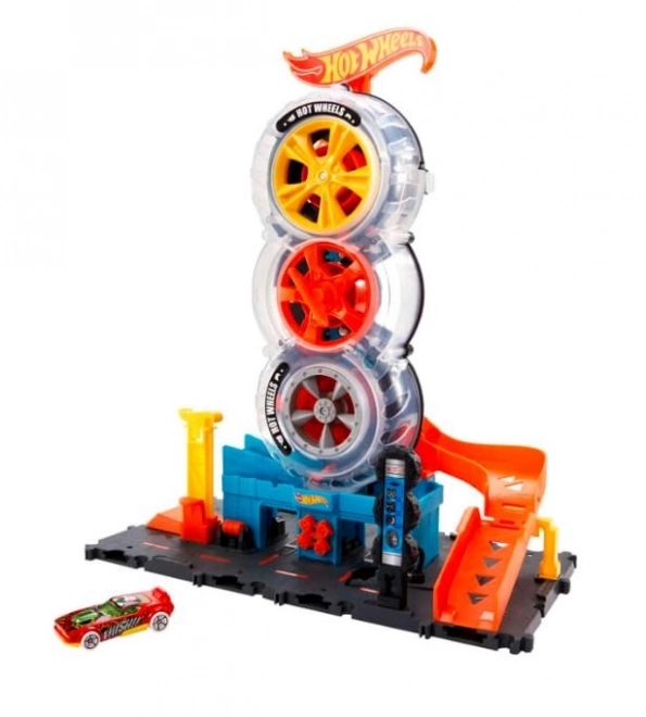 Hot Wheels garaža s trkaćim stazama
