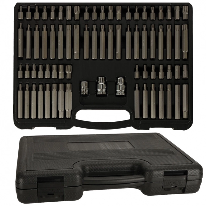 Set odvijačkih bitova kratkih i dugih + 3 adaptera - 75 komada