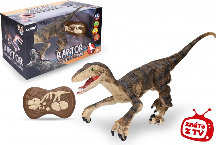 Raptor na daljinsko upravljanje smeđi 45 cm
