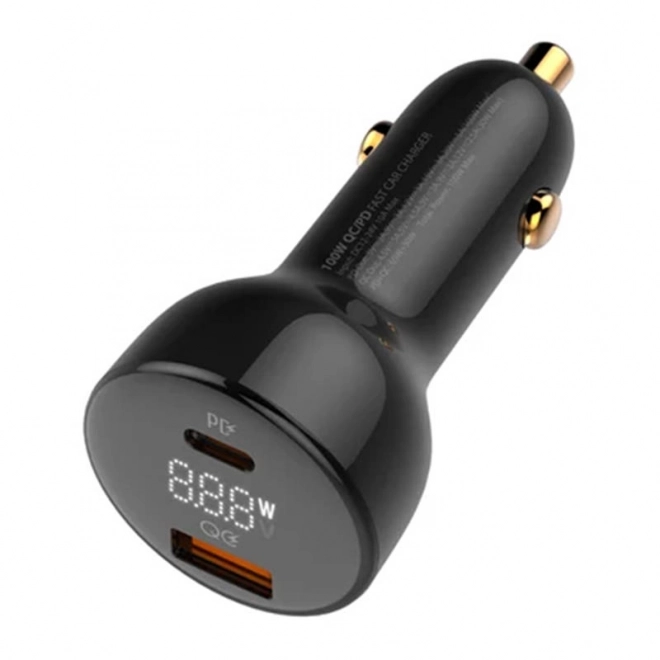 LDNIO punjač za auto USB i USB-C 100 W
