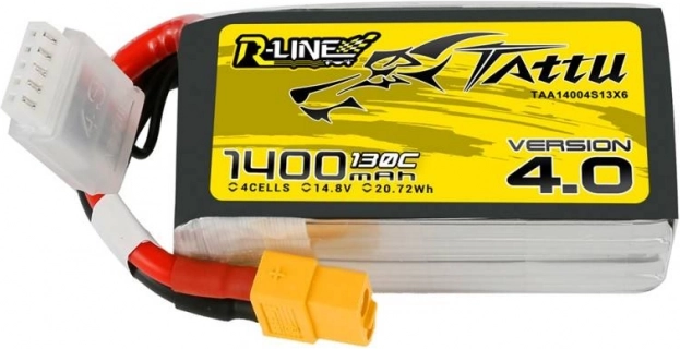 Baterija Tattu R-Line 4.0 1400mAh LiPo