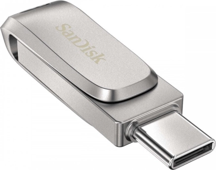 sandisk ultra dual drive luxe 256 gb usb 3.1 type‑c/usb‑a metalni flash pogon