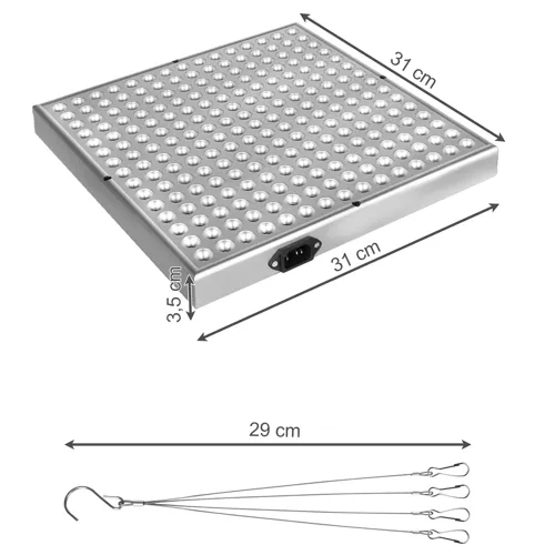 Lampa/Panel 225 LED za rast biljaka. 23525