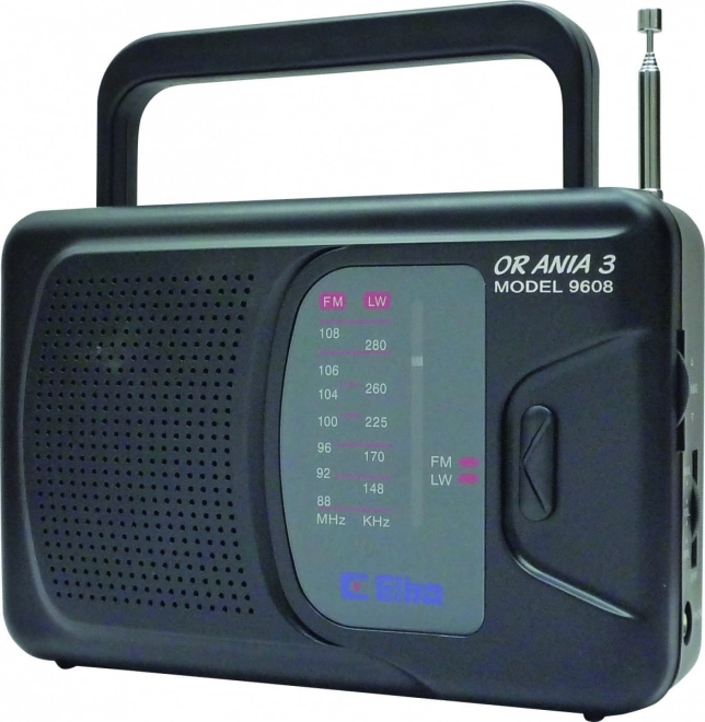 Prijenosni radio Eltra ANIA crne boje