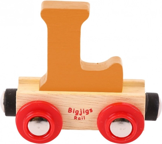 Drveni vlak Bigjigs Rail s slovom L