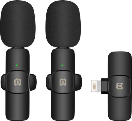 Bežični klopni mikrofon PULUZ PU3150B Lightning za iPhone i iPad
