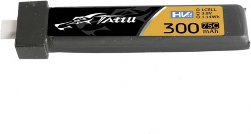 Tattu LiPo baterije 300 mAh 3,8 V 75C 1S HV BT2.0 (5 kom)