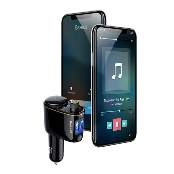 Bluetooth MP3 odašiljač za auto Baseus crni