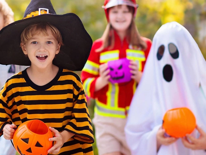 Halloween kantu za slatkiše u obliku bundeve