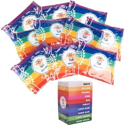 Šareni prah Holi - 10 x 100 g