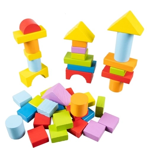 Drvene kocke - 100 kom. Kruzzel 22666