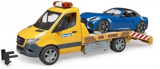 Bruder vučna služba MB Sprinter sa sportskim automobilom
