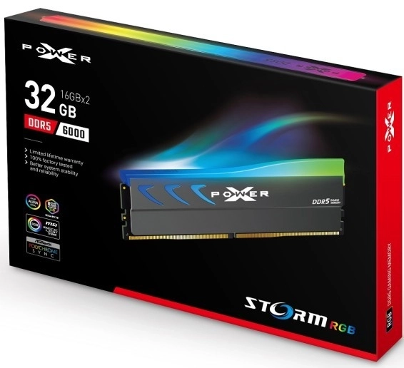 DDR5 memorija XPOWER Storm RGB 32GB/6000 2x16GB siva