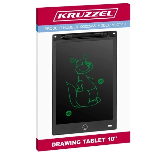 Tablet za crtanje 10" crni XL KRUZZEL 22455