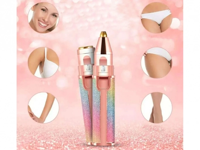 Ženski epilator za obrve i trimer za lice
