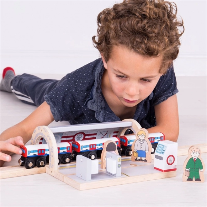 Bigjigs Rail vagon metroa