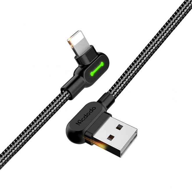Kabel USB-Lightning, Mcdodo CA-4673, kutni, 1,8 m (crna)