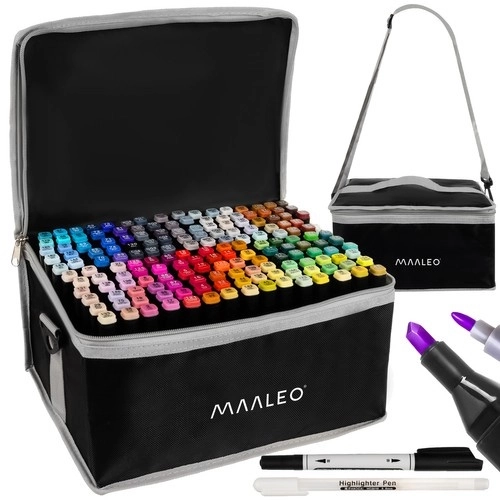 Obostrani flomasteri/markeri - set od 168 komada