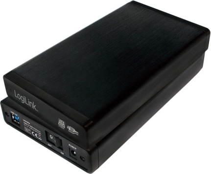 eksterno kućište za HDD 3,5" SATA s USB 3.0, crno aluminijsko