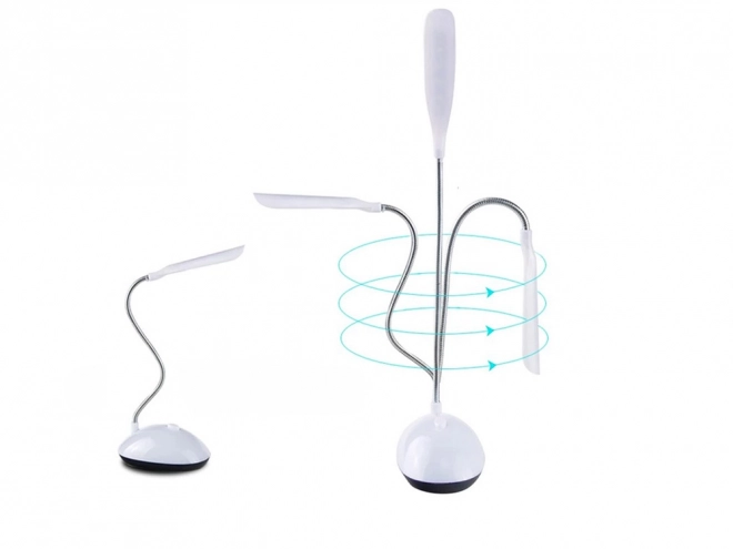 Bijela školska stolna LED lampa