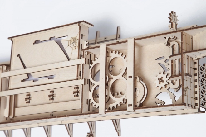 Ugears 3D zagonetka - Željeznička stanica 196 dijelova